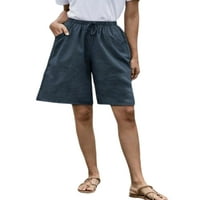Prednjeg swalk-a Bermuda kratke hlače Čvrsto kolor mini pant Srednja struka Summer Plaže Kratke hlače