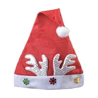Gwong mini dijete djetent antler uzorak poklon kontejner šešir božićnog stabla ukras