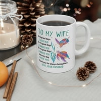 Obiteljski LLC do moje supruge šalica za kafu, kupa kornjače, poklon za njenu, godišnjicu, zaljubljena