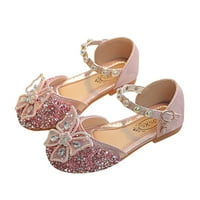 Djevojke Princeze cipele biserne leptir Mary Jane zatvorene plesne cipele za plesne haljine za djevojčicu