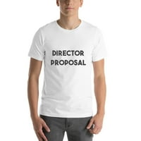 2xl Direktor prijedlog podebljanog majica s kratkim rukavima pamučna majica majica po nedefiniranim