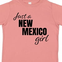 Inktastična samo nova Meksiko djevojka rođena i odrasla poklon majica Toddler Toddler Girl