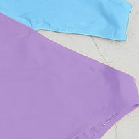 Swim Tankini Top za ženske kožne šorc kupaći kostim za žene Kupanje odijelo Duboko u boji Blok u boji