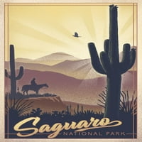 Nacionalni park Saguaro, Arizona, litograf