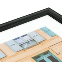 ArttoFrames Matted Frame sa slikama s jednim prostirkom Otvaranjem o otvaranju u 1. crnoj mrlja na čvrstom
