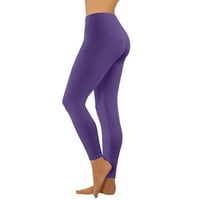 Ženske joge hlače Čvrsto raspona dame visoke struke široke noge noge joga hlače pune pantalone