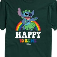 Lilo & Stitch - sretan sam što sam ja Hula - Muška grafička majica kratkih rukava