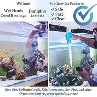 Tutunaumb Winter Spot Promocija Coral Feeder Cleaner za otpad za riblje spremnik Višenamjenski pribor