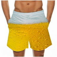 Wyongtao ponude ugodne muške labave kratke hlače za pivo Grafički brzi suhi kupaći kostimi plivanja