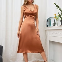 Haljine za ženske haljine za renesanse Žene Ležerne prilike bez labave seksi V-izrez Duge haljine Maxi