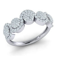 0.75carat okrugli rez dijamantski ženski fantastični val vjenčani prsten za svadbena bridalna godišnjica