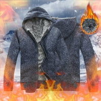 Muške modne dukseve Duksevi jesen zimski prugasti retro dugih rukava u trendu toplih pletenih džempera