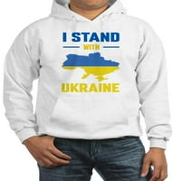 Cafepress - Stalak sa Ukrajinom Mapa Podrška miru fl dukserira - pulover dukserica, dukserica s kapuljačom