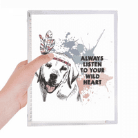 Odjeća za pse Lijepa akvarel ilustracija Notebook Labav dnevnik Časopisa za ponovno punjenje
