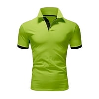 Feternalmentov ljetni casual Solid Colore lapel Golf košulje Muške polo majice Majice Majice Majice