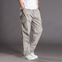 B91XZ Gym hlače Muškarci Muška Ležerna modna labava Plus Veličina na otvorenom Sportske pantalone Duge
