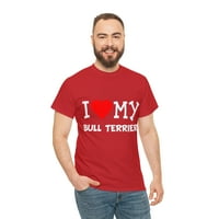 Love My Bull Terrier pas pasmina unise grafička majica