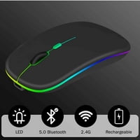 2.4GHz i Bluetooth miš, punjivi bežični miš za Xiaomi Black Parka 3S Bluetooth bežični miš za laptop