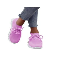 Ženske čipke Up patike Lagane udobne mrežne casual tenisice Sportske teretane Atletska cipele za hodanje