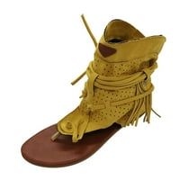 Sandale o klirensu, ljetne sandale Žene djevojke retro flip flops boemijske sandale za rimske plaže