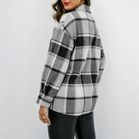 Dukseri za ženski kaiš kaput za zimski kaput od krznenog ovratnika zimski kaput Y2K Streetwear Slim