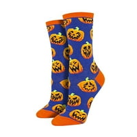 Noć vještica Novelty čarape za žene za žene Muškarci Pumpkins Ghost Witch smiješne šarene čarape
