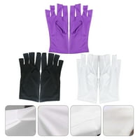 Manikuri umjetničke rukavice pari noktiju umjetnosti UV zaštitne rukavice protiv crne fototerapijske