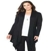 Catherines Women's Plus Mixited Reigh Cardigan