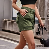 B91XZ Ženska vežbanje Hlače Nove ženske kratke hlače Ljetne casual šorc Srednja struka Kratka moda Ženska