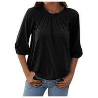 Prevelike majice za žensku košulju za žene okrugla izvedba unesite ultra-meka bluzu