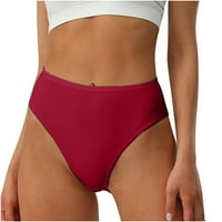 Lenago Žene Donje rublje na čišćenju pamuk polovice zamotane hip visokog struka čvrste boje seksi hlače