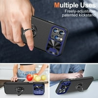 Samimore za iPhone Pro CASE, sa slobodnim podesivim držačem Kickstand Robusni poklopac ugrađeni magnetski