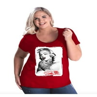 Ženska majica plus veličine - Monroe