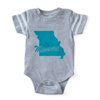 Cafepress - Missouri - Slatka novorođenčad bebi fudbal bodi