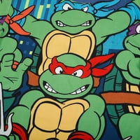 Tinejdžerski mutant ninja kornjače Big Print Unise odrasli kratki rukav Tee