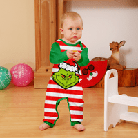 Smiješna porodica PJS Podudaranje božićnih, muškaraca i žena koje odgovaraju pidžamim set-zelenim vileskim