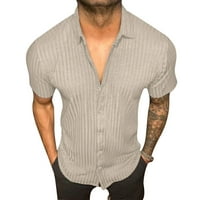 Muški majica MENS Ljetna casual moda rever tanka majica kratkih rukava