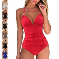 Žene kupaći kupaći kostimi Solid Halter ženske kupaći kostičje letnje kupaći kostim dama podstavljena