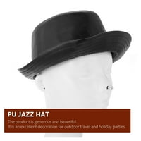 Srednji stari stariji slobodni slobodno slobodno vrijeme British stil modni kožni jazz šešir