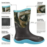 Ženske kišne čizme Vodootporne izolirane mutne čizme za blato gume Grden Boot na otvorenom