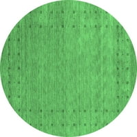 Ahgly Company Zatvoreni okrugli sažetak Smaragdno zeleni savremeni prostirke, 7 'okrugli