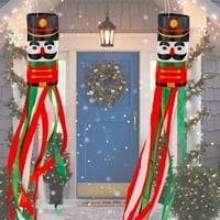 Nutcrackers Božićni ukrasi na otvorenom Xmas Decra Decor Božićni trijem potpisuje locir Model Nutcracker