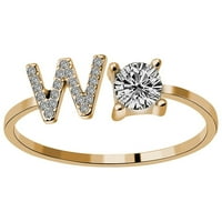Dame nakita i modni otvaranje prstena s dijamantskim prstenovima za djevojčice 7- trendi prsten dječački