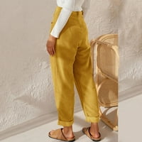 Ljetne pantalone odijela za žene casual kratke hlače Žene Ležerne prilike ženske džuroine džepove obrezane