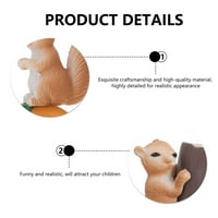 Creative PVC vjeveričke igračke crtane životinjske vjeverice model mini šumska životinja