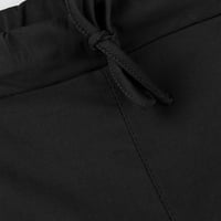 Teretne hlače Modne žene plus veličine crtača Ležerne prilike čvrsti elastični džep struika Loose hlače
