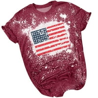 Savršeni pokloni za mamu, Dan neovisnosti Poropl Ispiši labav pulover bluza Žene majice ispod $ Dollar