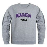 Niagara University Purple Eagles Porodična fleece Crewneck Duks pulover