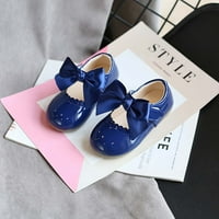 Penskaiy Toddler cipele za bebe djevojke slatka modna luka izdubljena neklizajuća male kožne princeze