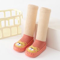 Vučena cipela s čarapama za bebe Jesen i zima slatka djeca djeca cipele za djecu ravne dno non klizajuće
